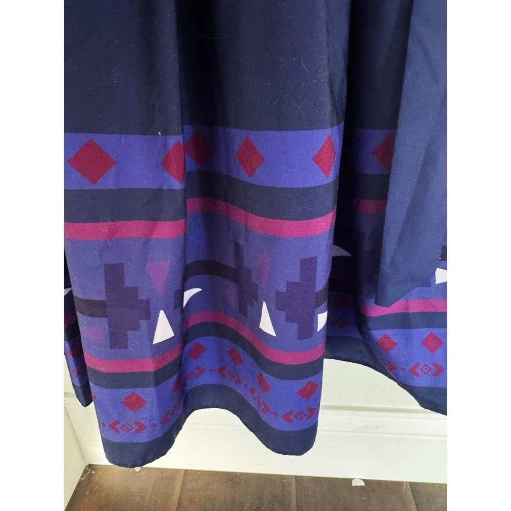 Only Little Once Encanto Luisa‎ Inspired Dress Blue White Geometric Girls Size 7